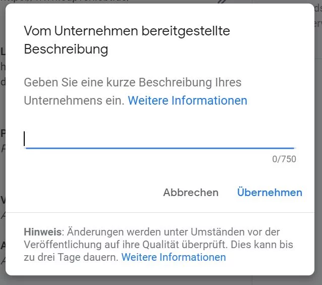 Als Inhaber beanspruchen