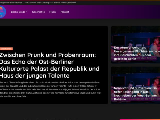 Vorschau von Berlin 80er Radio